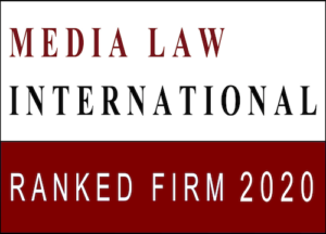 Ranked Firm 2020 of Media Law International